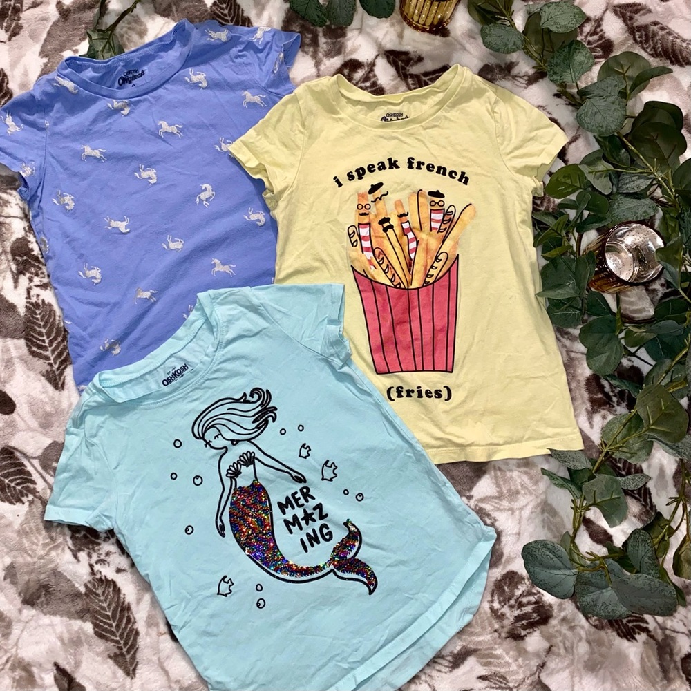 *10% off /2+* Lot of 3 Girls tops size 8